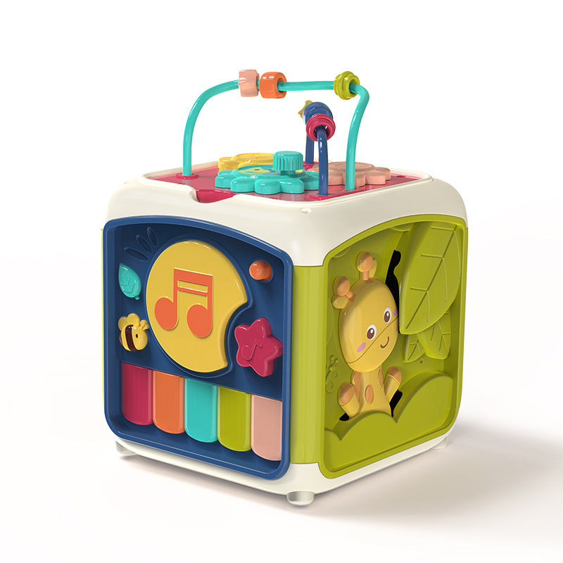 Discovery Cube - Cubo de Atividades para Bebês e Crianças, Brinquedo Educacional 7 em 1 com musica